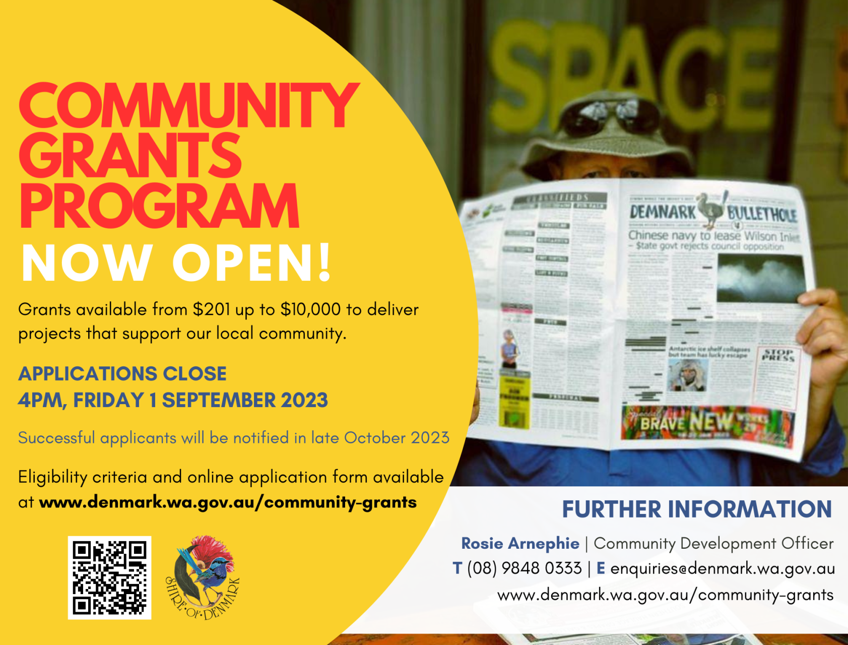 Applications Now Open for 2023/24 Community Grants