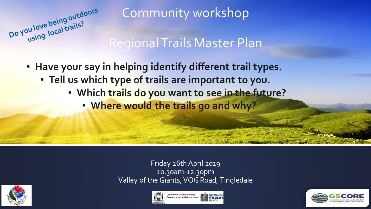 Community Workshop Flier - Valley of the Giants