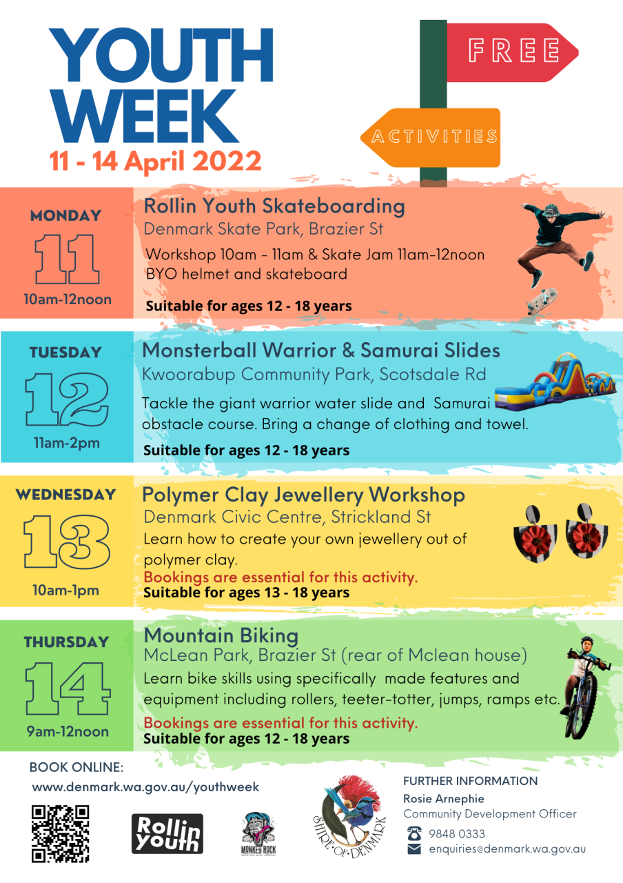News Story Youth Week 2022 Program Launched » Shire of Denmark
