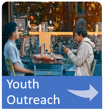 Button to go to Youth Outreach page
