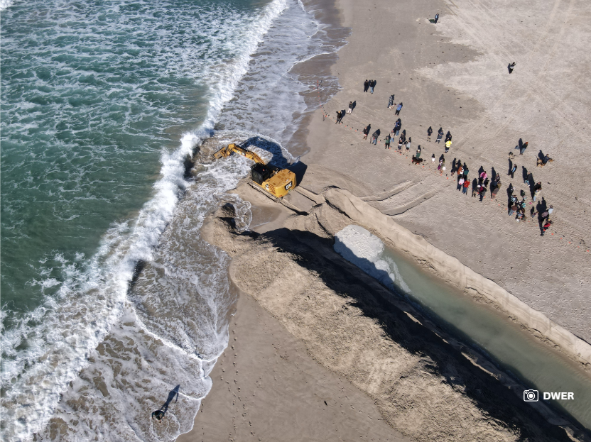 Marjit/Wilson Inlet Sandbar Opening Scheduled for Thursday 6 August
