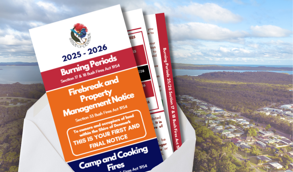 Annual Firebreak Notice to Arrive in Mailboxes from this week