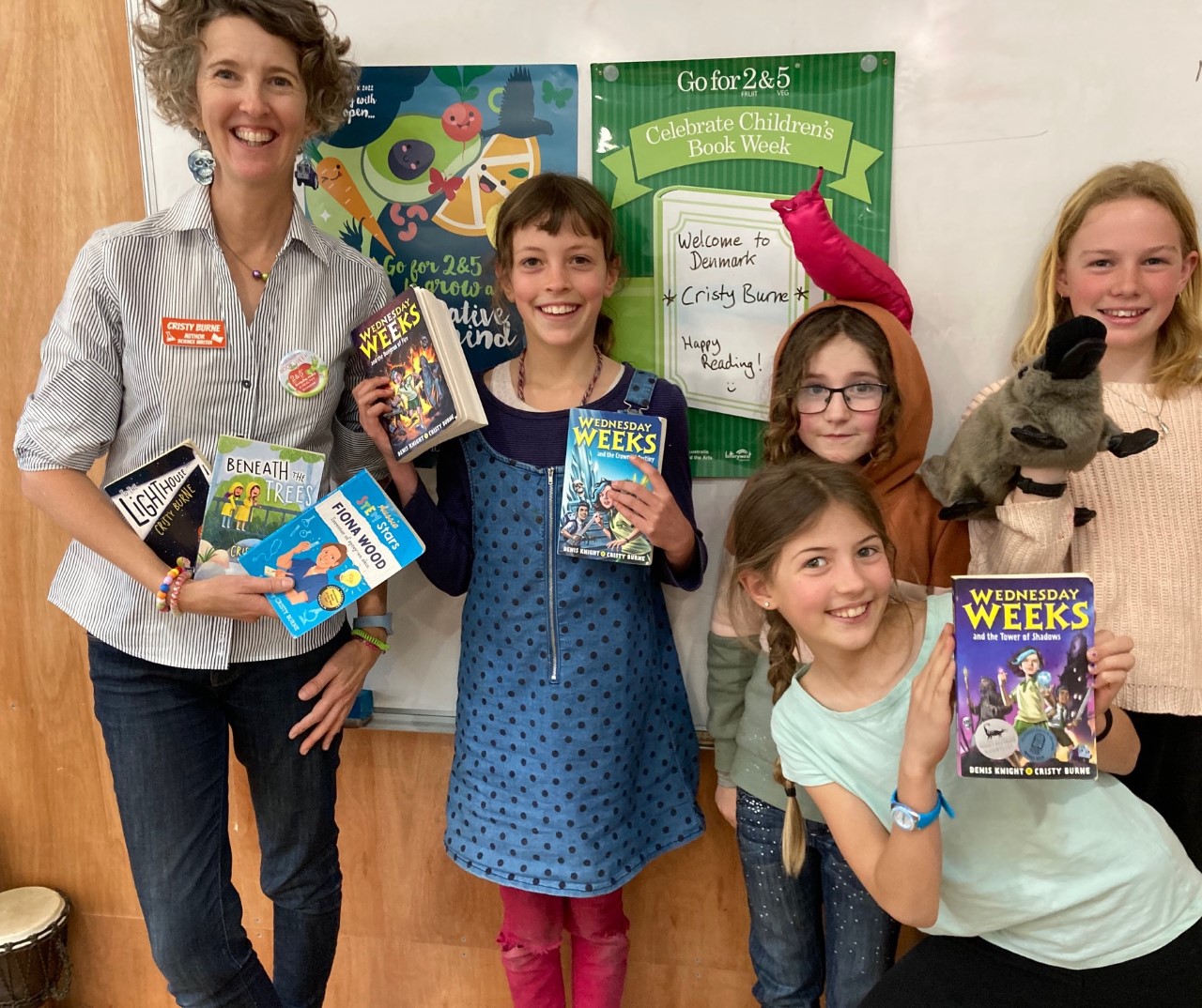 Visiting Author Inspires Kids During Book Week